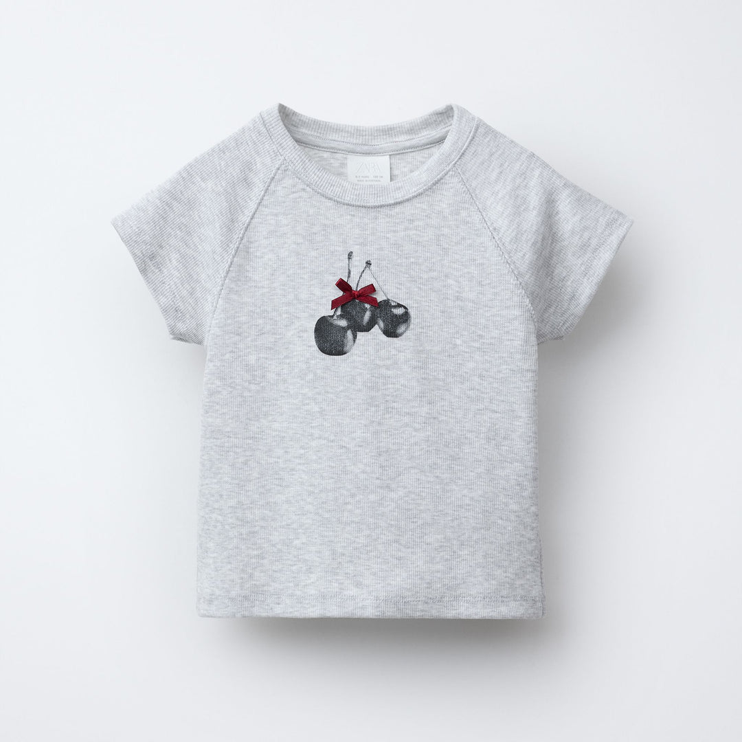 Moudda ZARA - T-Shirt - Côtes & I Love + Cerises - Tunisie 1