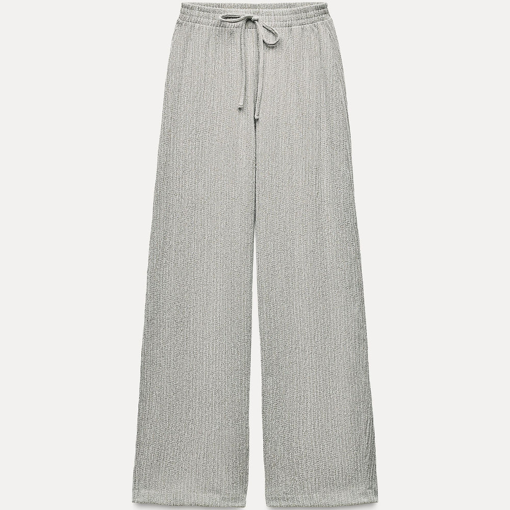 Moudda ZARA - Pantalon droit brossé, texture douce – ensemble - Tunisie 2