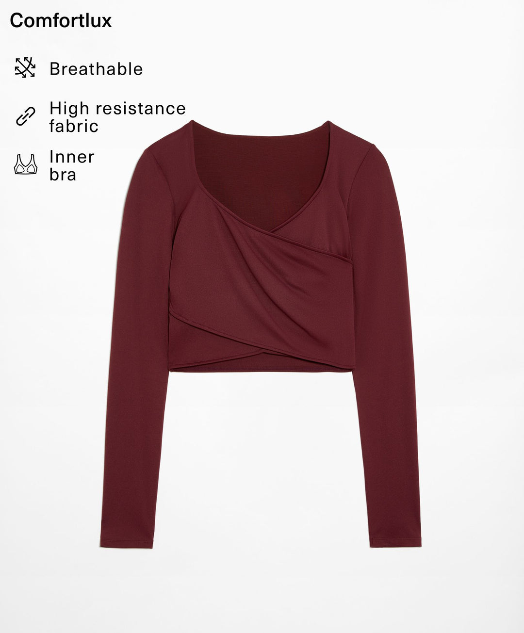 Moudda Oysho - T-Shirt Comfortlux Bandes Croisées - Tunisie 3