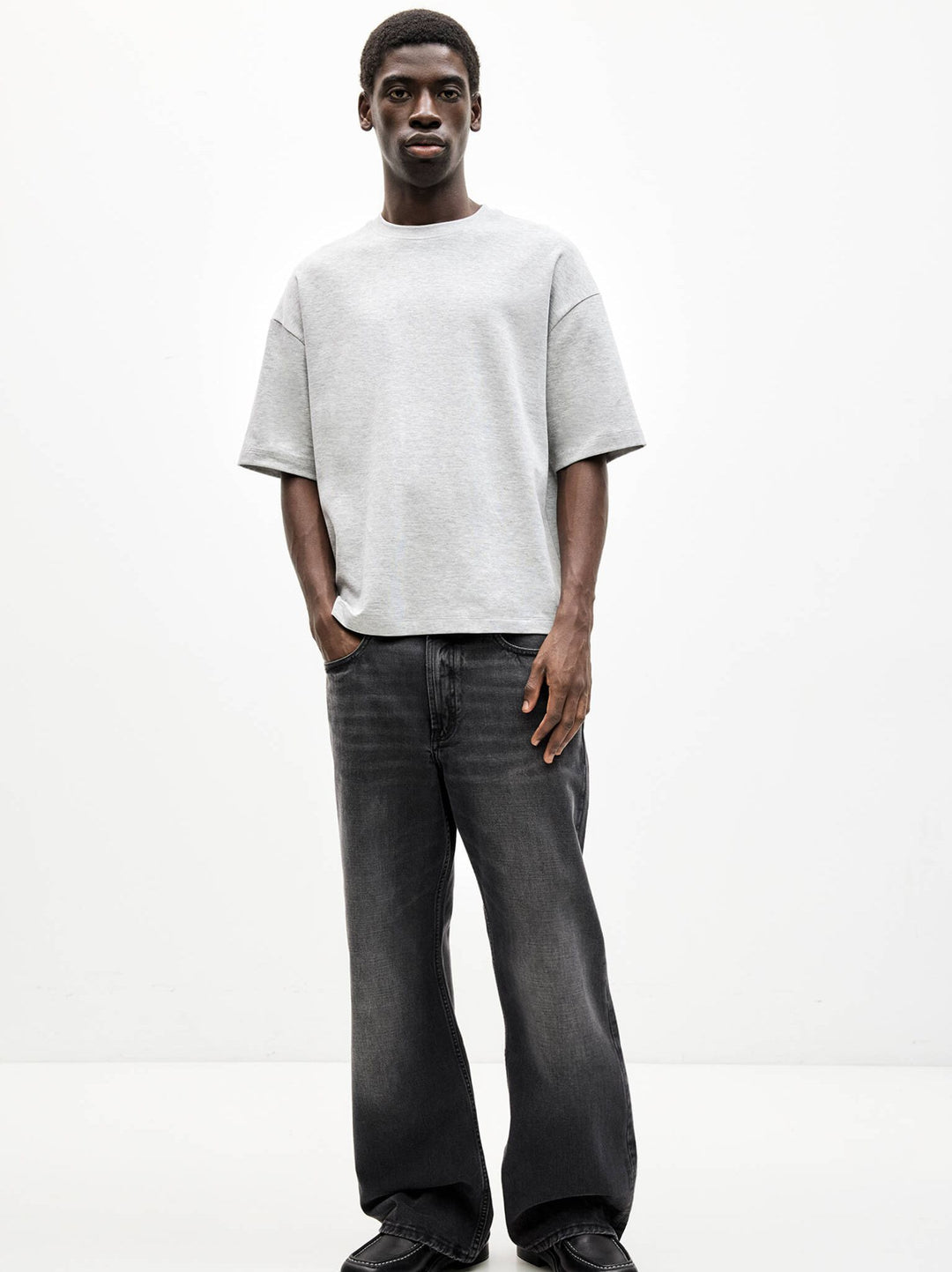 Moudda PULL & BEAR - Pantalon Denim Loose Flare - Tunisie 2