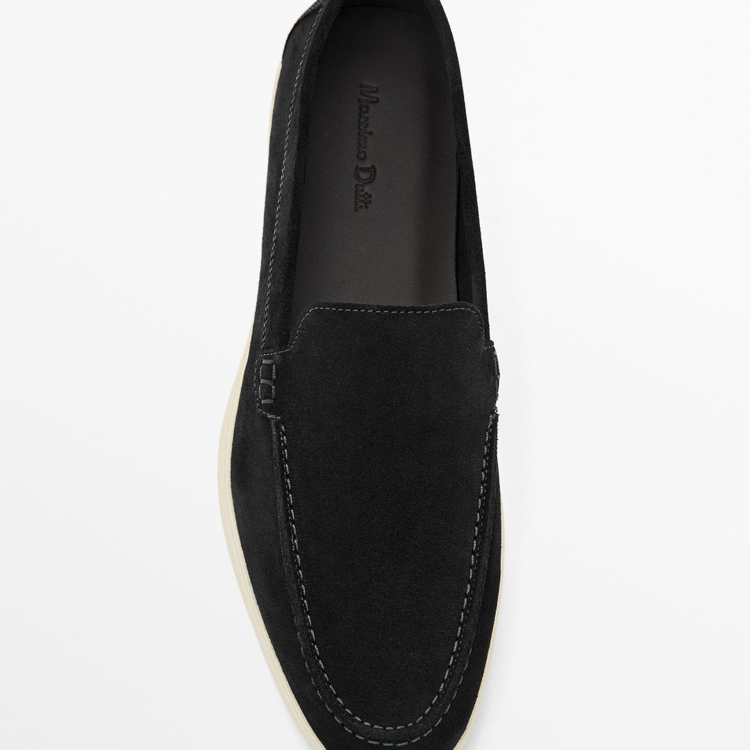 Moudda Massimo Dutti - Mocassin daim bleu - Tunisie 6