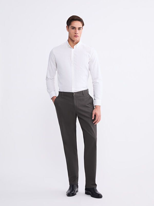 Moudda LC Waikiki - Pantalon chino basique mi-saison en tissu pour Homme - Tunisie 1