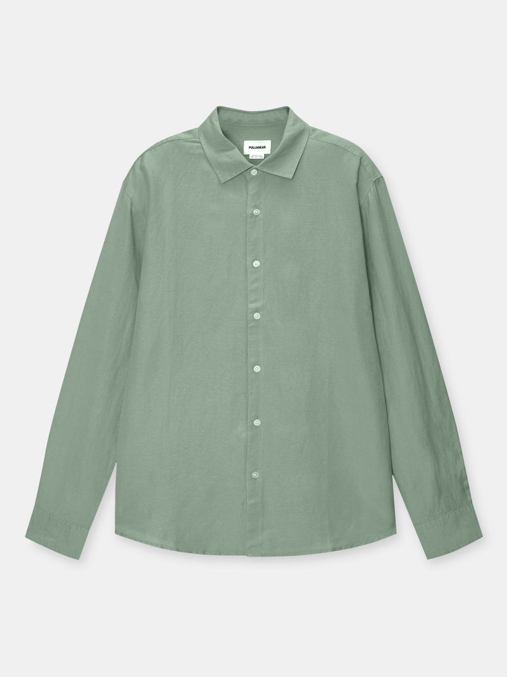 Moudda PULL & BEAR - Chemise Manches Longues Viscose/Lin - Tunisie 1