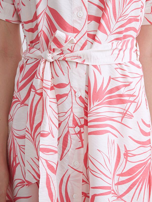 Moudda LC Waikiki - Robe manches courtes en tissu pour Femme - Tunisie 3
