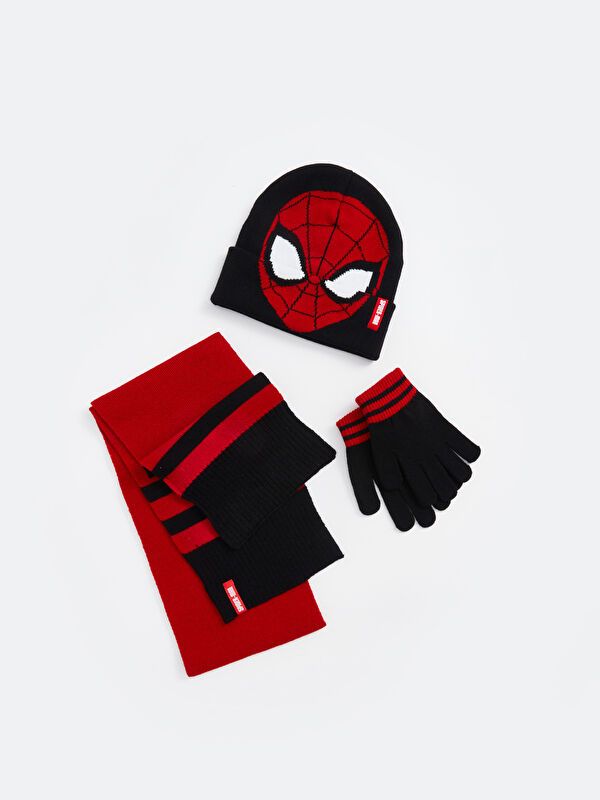 Moudda LC Waikiki - Echarpe/Bonnet /gants tricot Garçon Noir - Tunisie 1