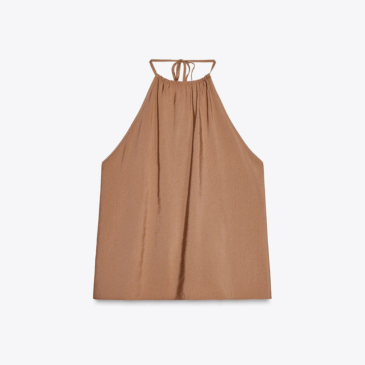 Moudda ZARA - Top Fluide - Halter & Drapé - Tunisie 1