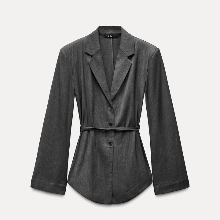 Moudda ZARA - Veste rayée diplomate détail chemise - Tunisie 1