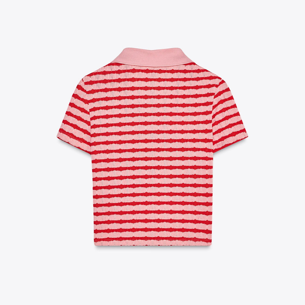 Moudda ZARA - T-Shirt Polo - Jacquard & Col Rond - Tunisie 2