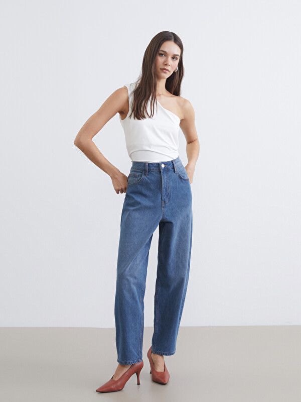 Moudda LC Waikiki - Pantalon en jean pour Femme couleur Rodeo Bleu indigo moyen - Tunisie 1