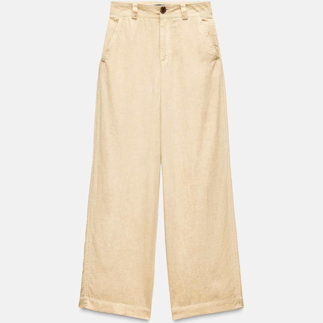 Moudda ZARA - Set pantalon en lin teint froid - Tunisie 1