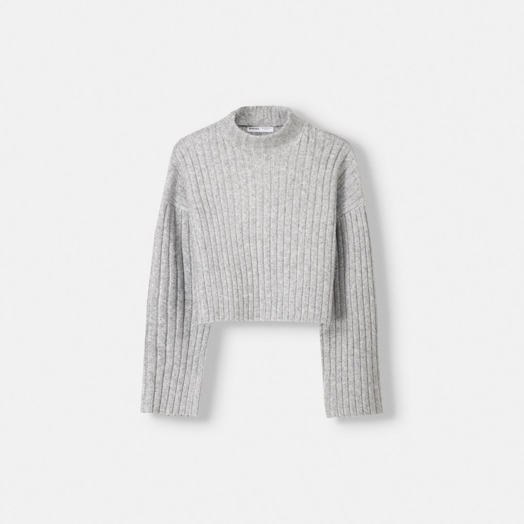 Moudda BERSHKA - Pull - Col Relevé, Côtes & Oversize - Tunisie 1