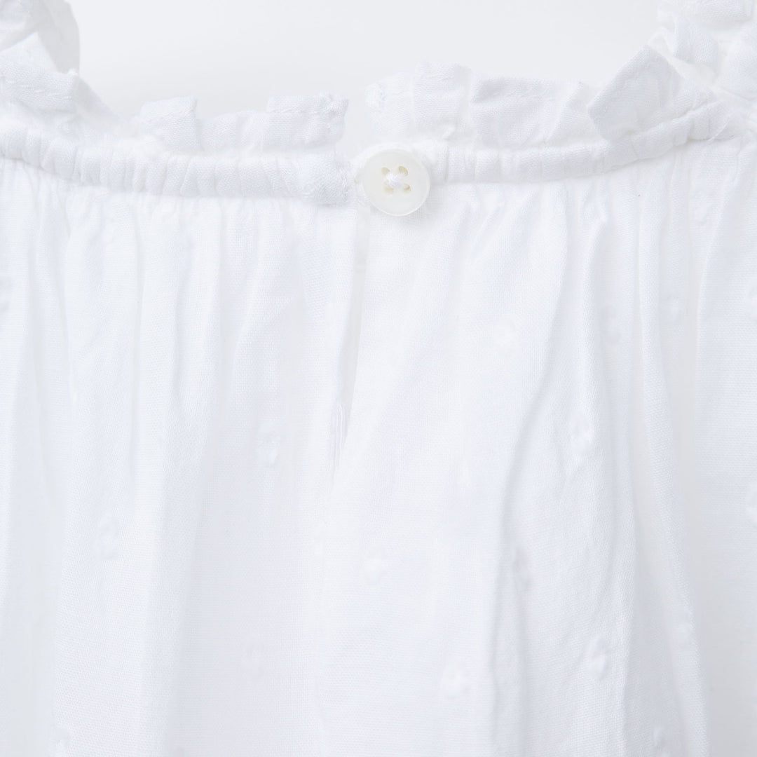 Moudda ZARA - Robe Enfant Blanche Schiffli - Collection Avril - Tunisie 4