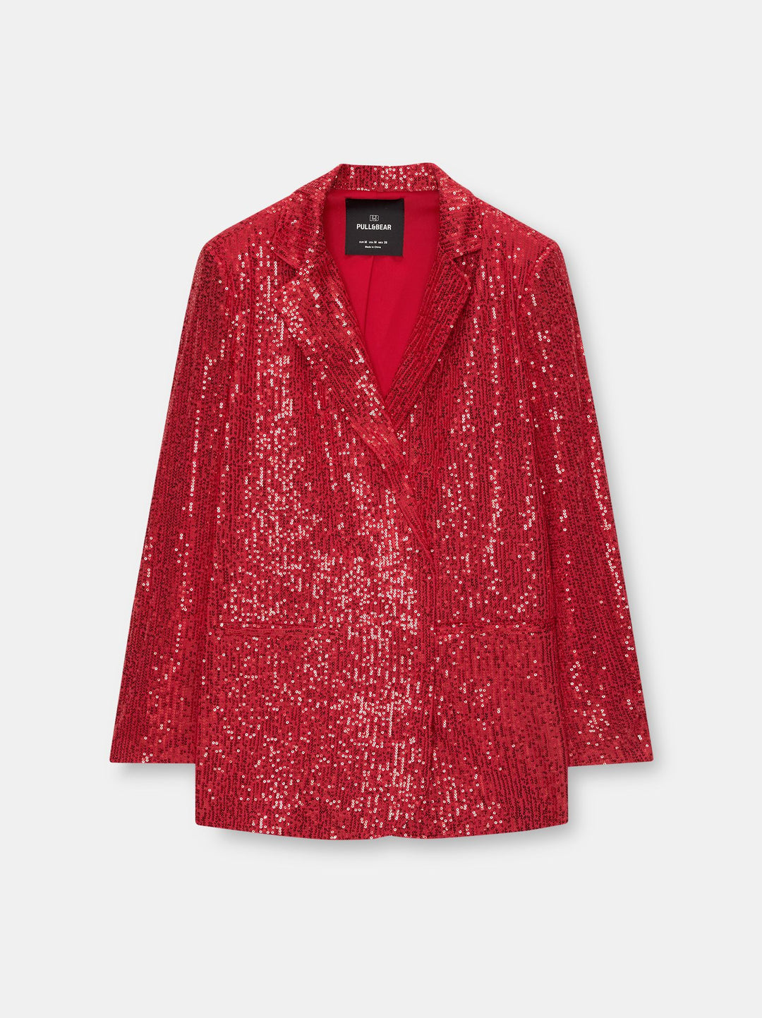 Moudda PULL & BEAR - Blazer Paillettes Rouge Nuit - Tunisie 4