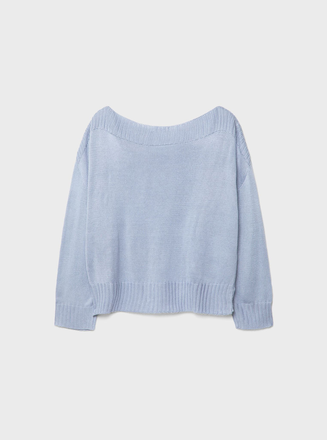 Moudda STRADIVARIUS - Pull en Maille Encolure Bateau Rib - Tunisie 1