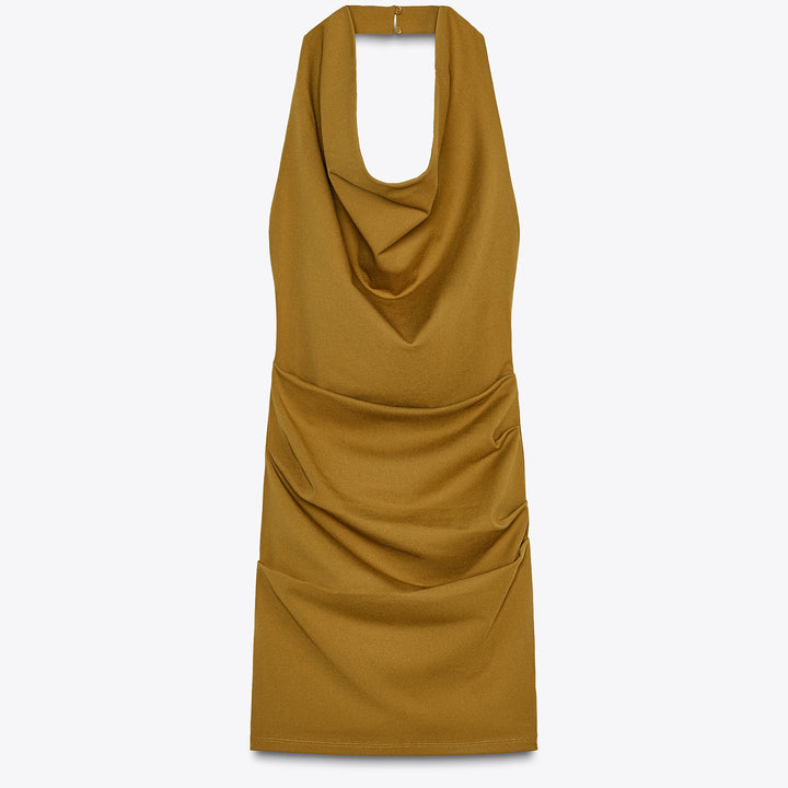Moudda ZARA - Robe Mini Halter - Drapé - Tunisie 1