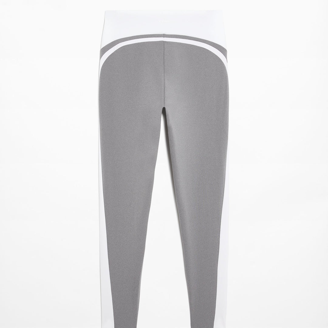 Moudda Oysho - Legging Compressif Taille Haute Color Block Gris Moyen - Tunisie 4