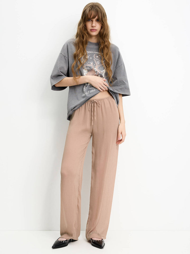 Moudda PULL & BEAR - Pantalon Fluide - Semi-transparent - Tunisie 2