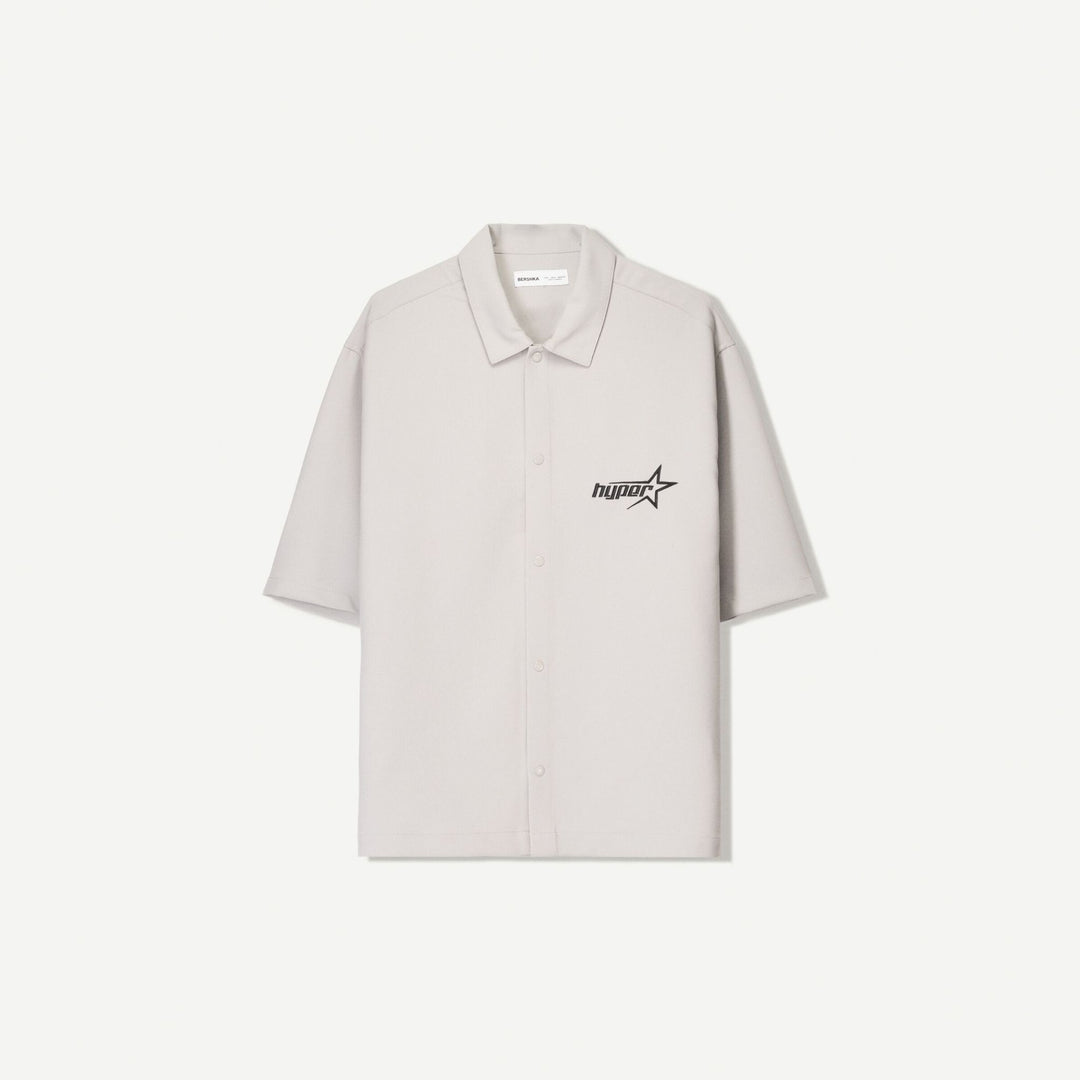 Moudda BERSHKA - Chemise Boxy - Broderie - Tunisie 1