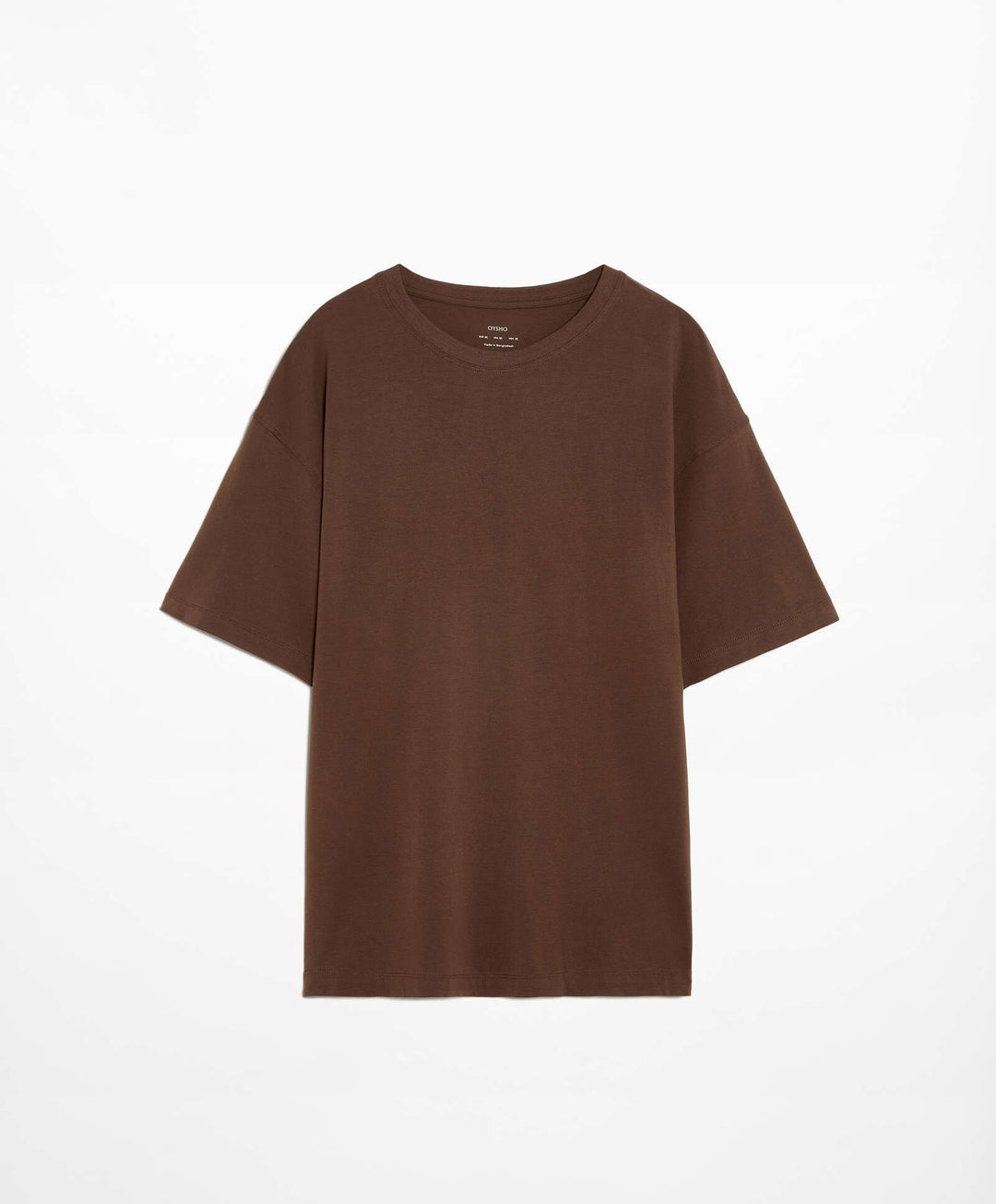 Moudda Oysho - T-Shirt Long Coton Élasthanne - Tunisie 5