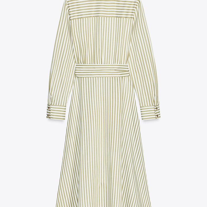 Moudda ZARA - Robe Midi Chemisier - Rayures & Boucle - Tunisie 2