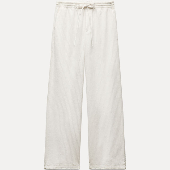 Moudda ZARA - Pantalon fluide velours côtelé taille élastique - Tunisie 1