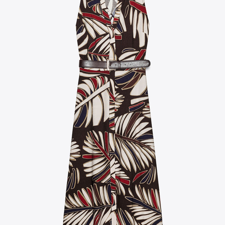 Moudda ZARA - Robe Midi Chemisier Imprimée - Ceinture - Tunisie 1