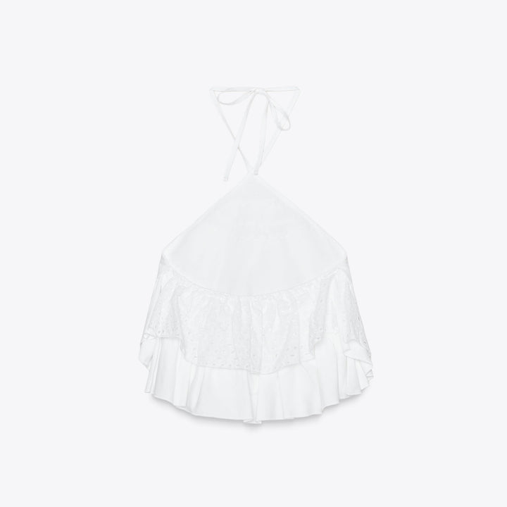 Moudda ZARA - Top - Broderie Suisse - Tunisie 2