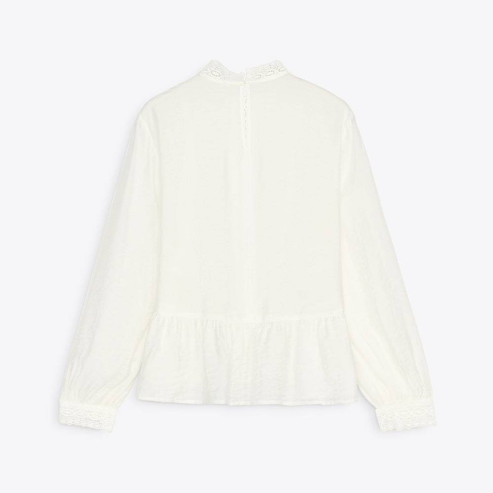 Moudda ZARA - Blouse - Col Caja & Dentelle - Tunisie 2