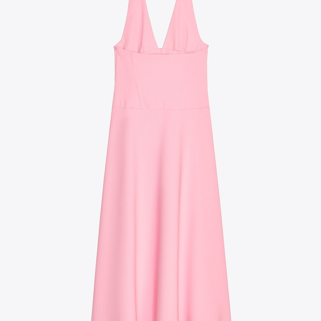 Moudda ZARA - Robe Midi Laine Froide Halter - Col Piqué & Volume - Tunisie 2