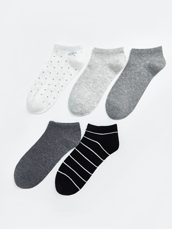 Moudda LC Waikiki - Chaussettes liner trainer (sport) couleur Écru pour femmes - Tunisie 1