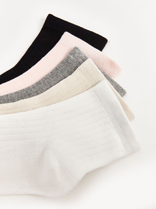 Moudda LC Waikiki - Chaussettes courtes Femme Ecru - Tunisie 3