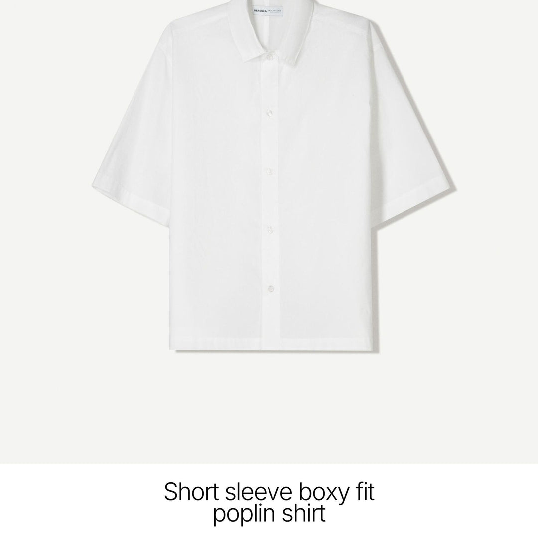 Moudda BERSHKA - Chemise Boxy - Popeline - Tunisie 3