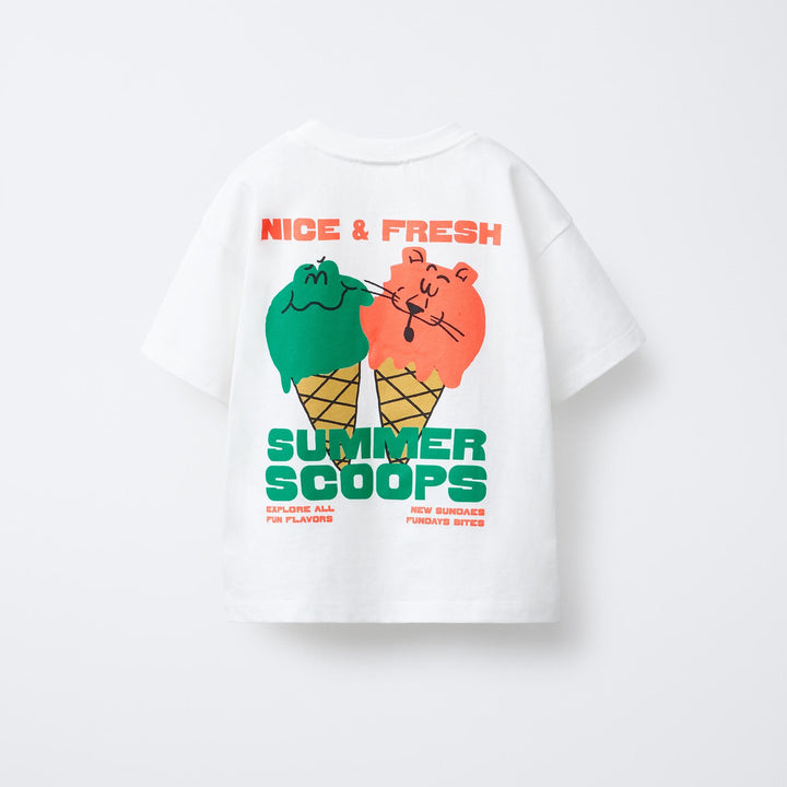 Moudda ZARA - T-Shirt Enfant - Glaces & Visages Animaux - Tunisie 2