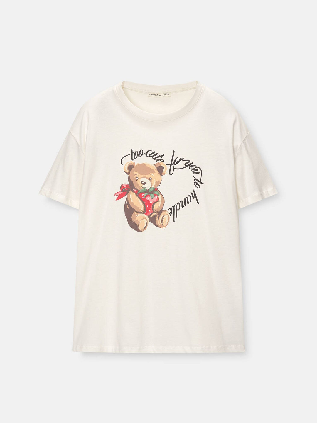 Moudda PULL & BEAR - Body Graphique Ours et Textes - Tunisie 4
