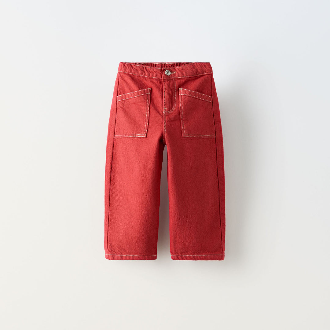 Moudda ZARA - Culotte sergé coutures contraste - Tunisie 1