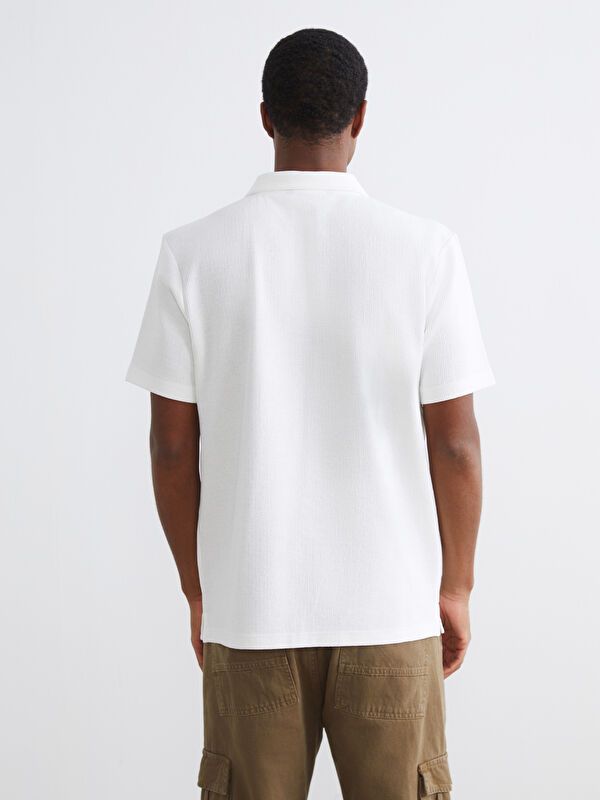 Moudda LC Waikiki - T-shirt col polo manches courtes en jersey - Tunisie 4