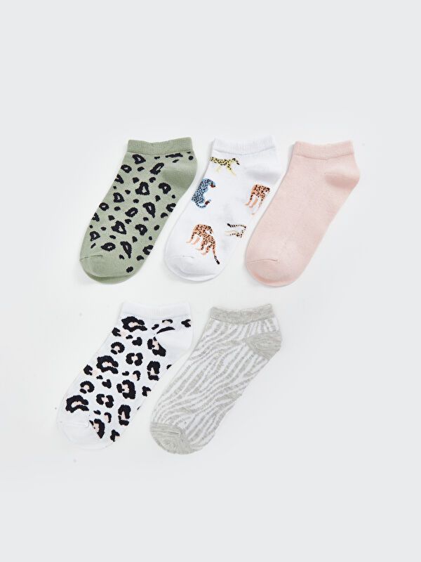 Moudda LC Waikiki - Chaussettes pour sneakers Femme Bleu aqua pâle - Tunisie 1
