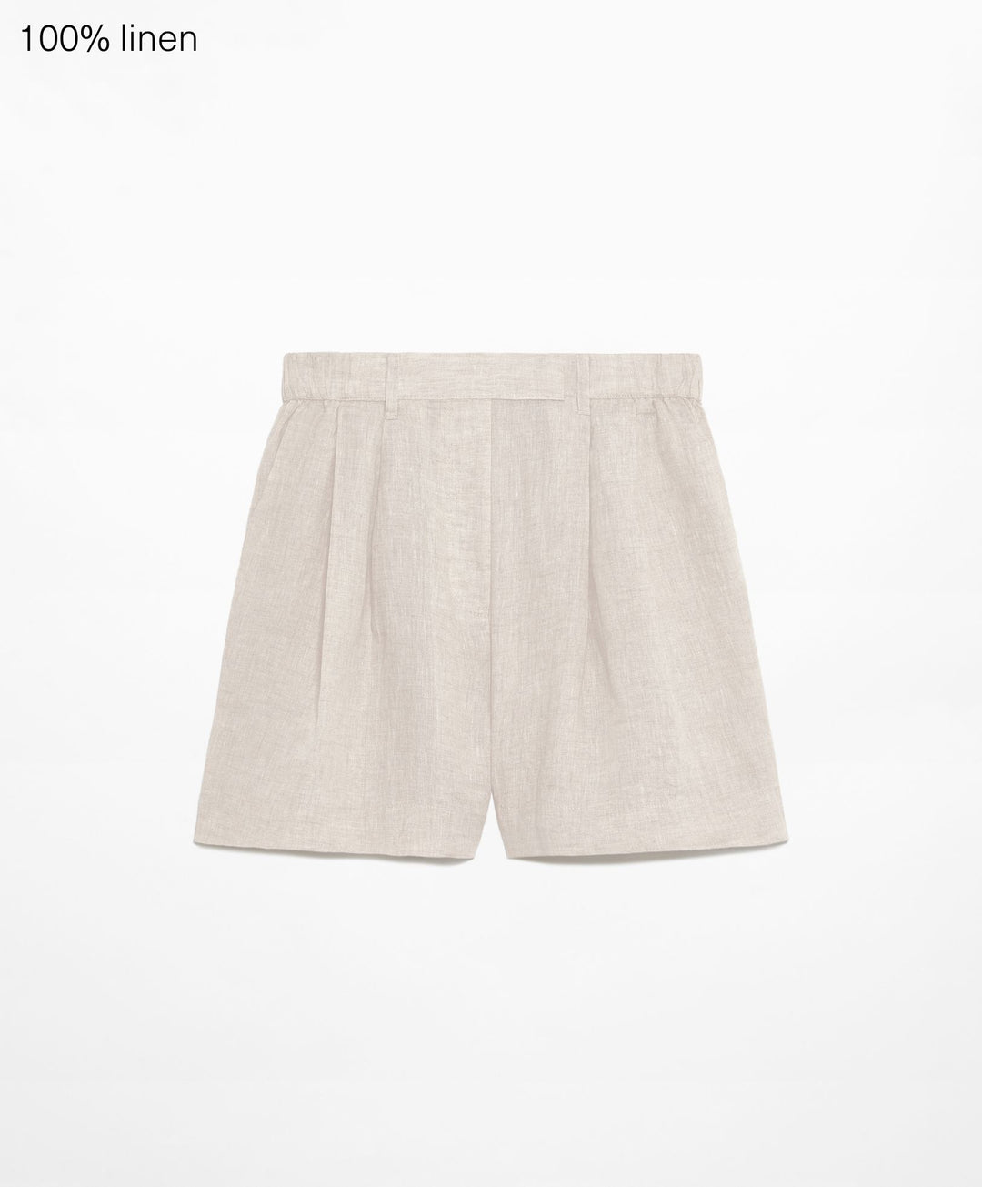 Moudda Oysho - Short 100% Lin Coupe Tailleur Taille Haute - Tunisie 1