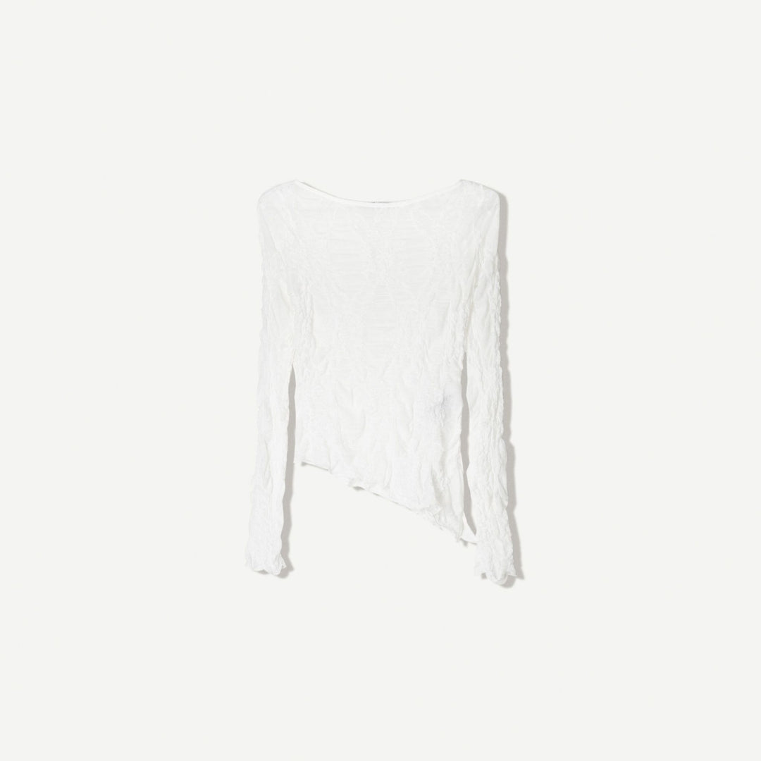 Moudda BERSHKA - T-Shirt - Col Bateau & Dentelle - Tunisie 1