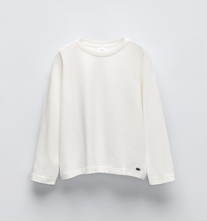 Moudda ZARA - T-Shirt Fille - Manches Longues & Unie - Tunisie 1