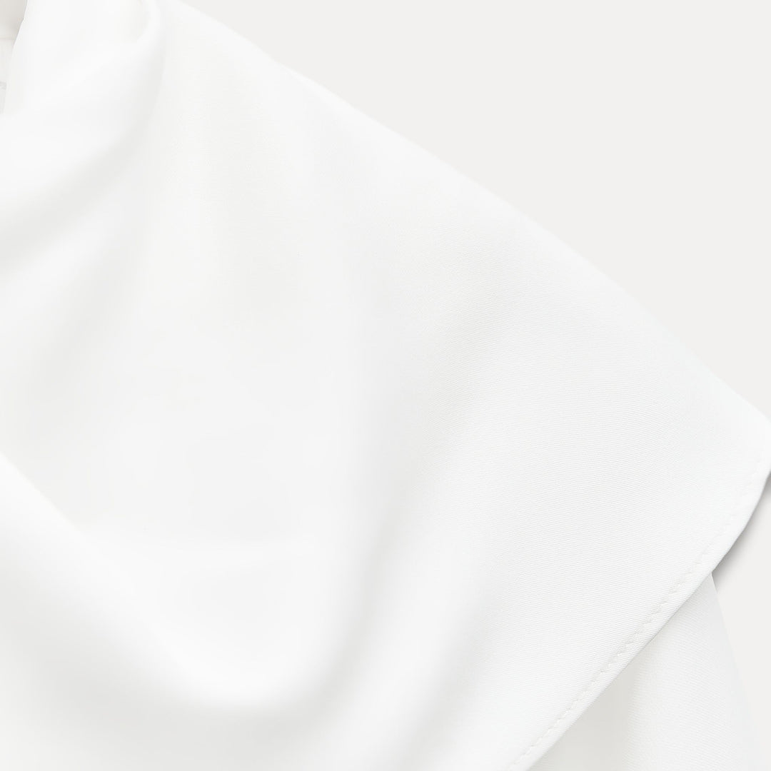 Moudda ZARA - Chemise blanche drapée - Tunisie 3