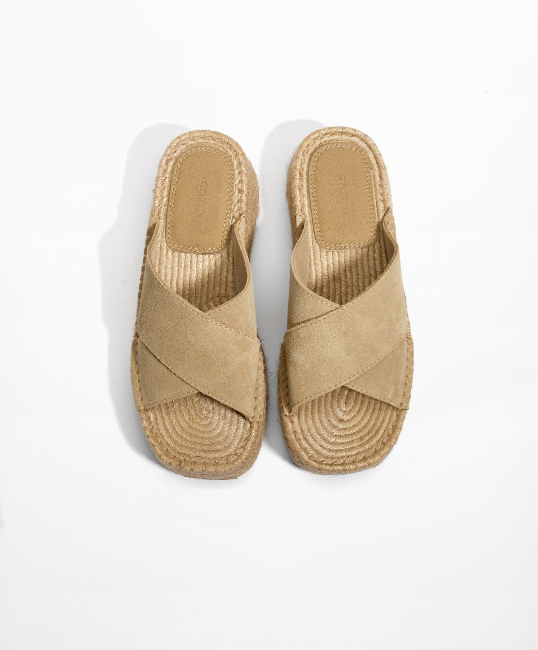 Moudda Oysho - Espadrilles à Talon en Jute et Daim Croisées - Tunisie 2