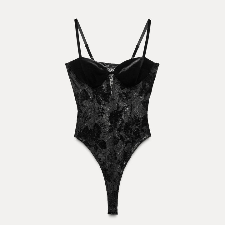 Moudda ZARA - Body dentelle combiné fines bretelles - Tunisie 1