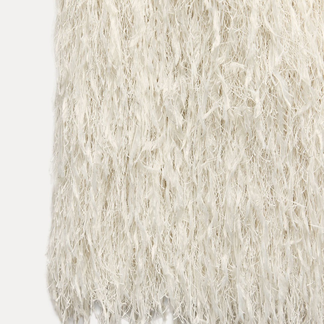 Moudda ZARA - Robe courte pailletée, franges, bretelles - Tunisie 3