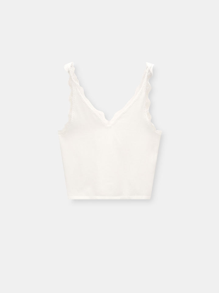 Moudda PULL & BEAR - Body Top Seamless Dentelle - Tunisie 2