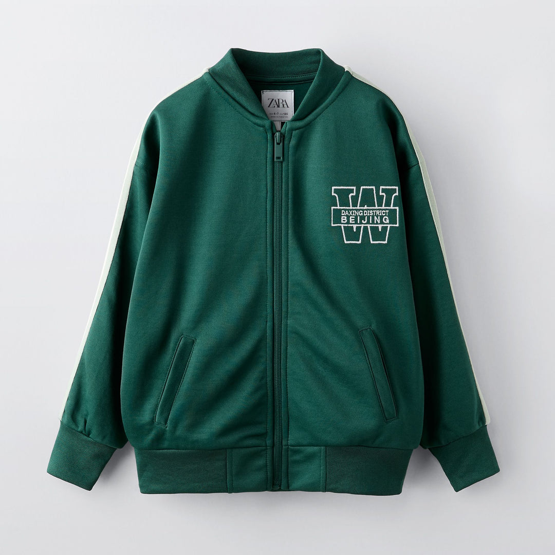 Moudda ZARA - Veste bomber jogging, bande latérale et broderie - Tunisie 1