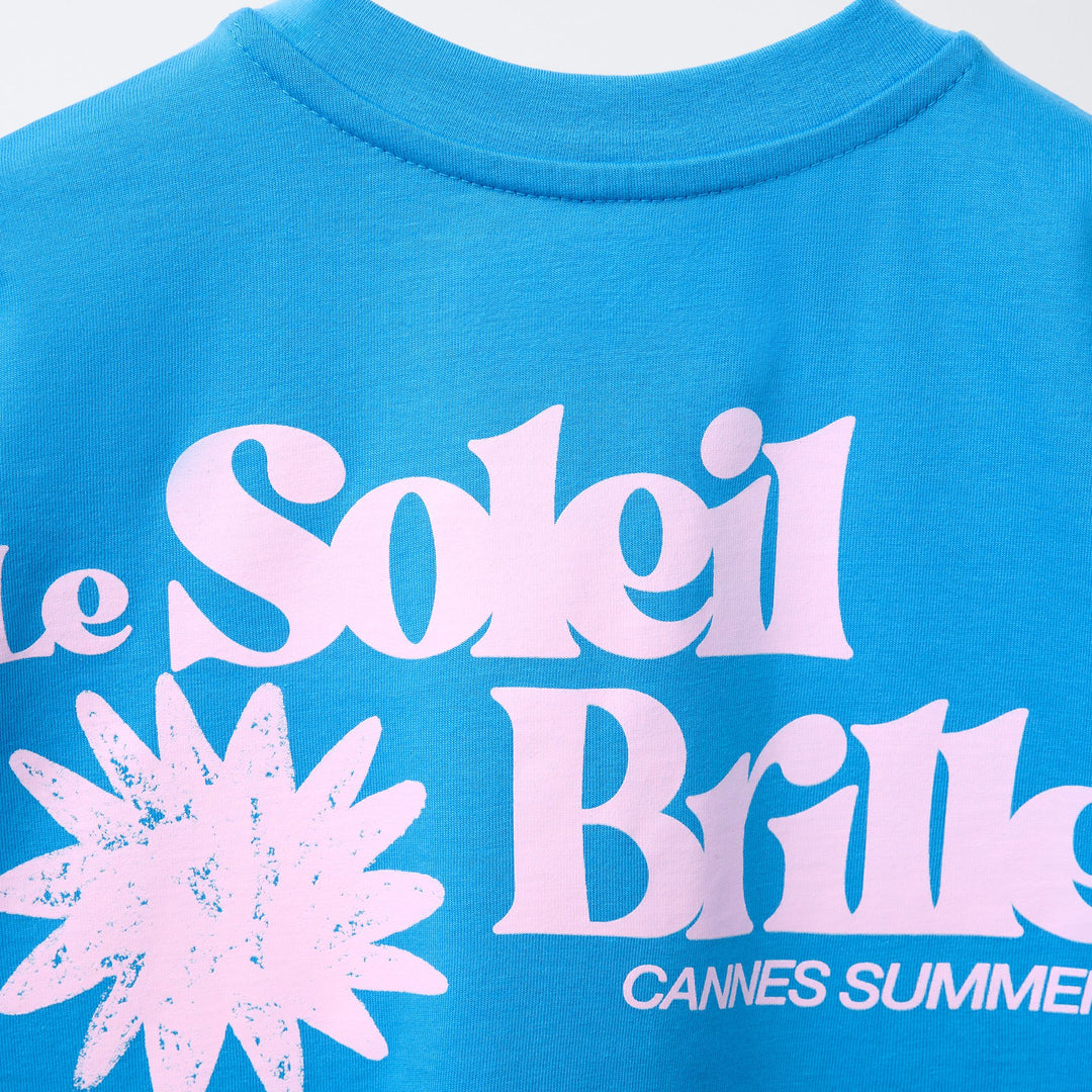 Moudda ZARA - T-Shirt - Bleu Soleil, Étoile & Imprimé Contraste - Tunisie 4