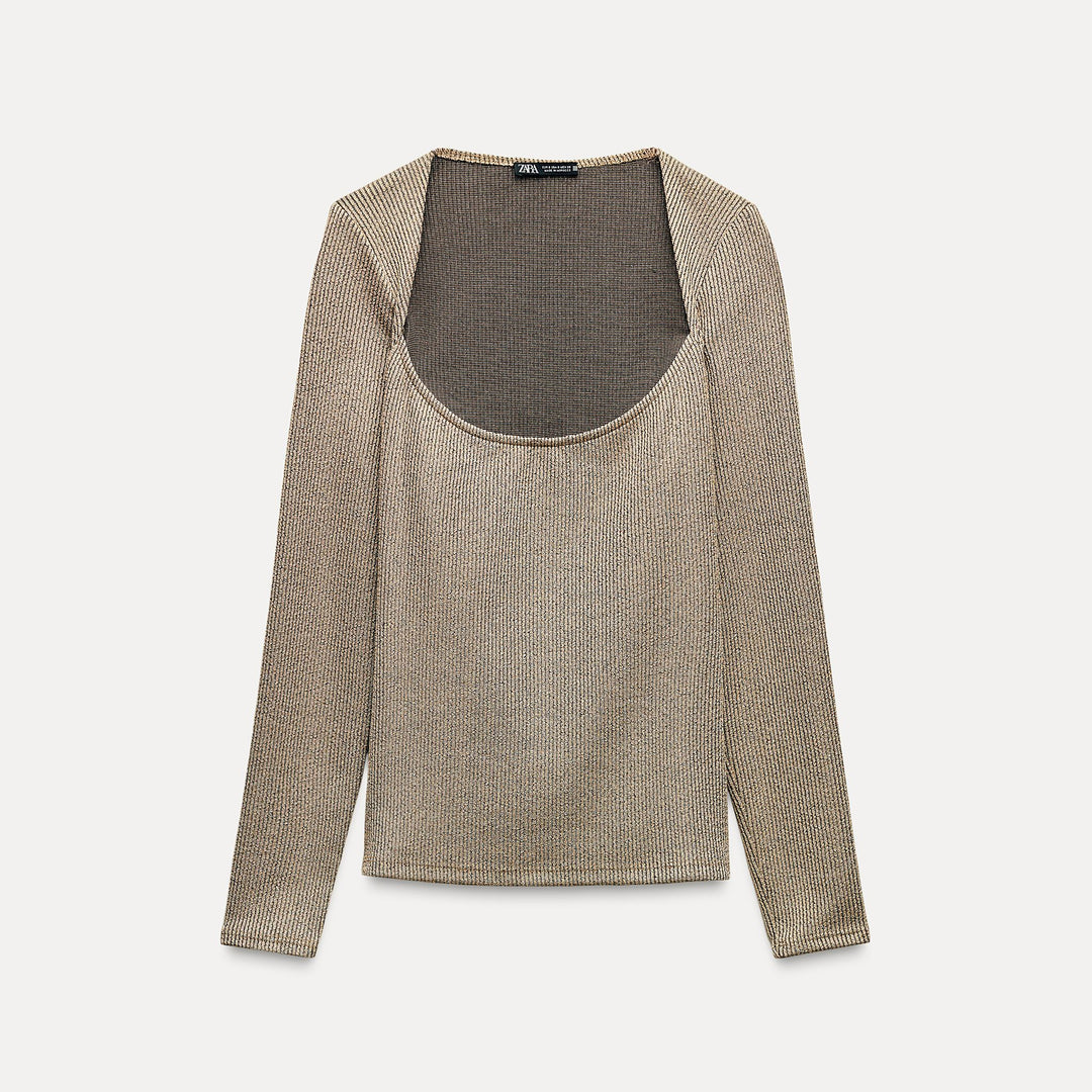 Moudda ZARA - Top Lurex Texturé - Tunisie 2