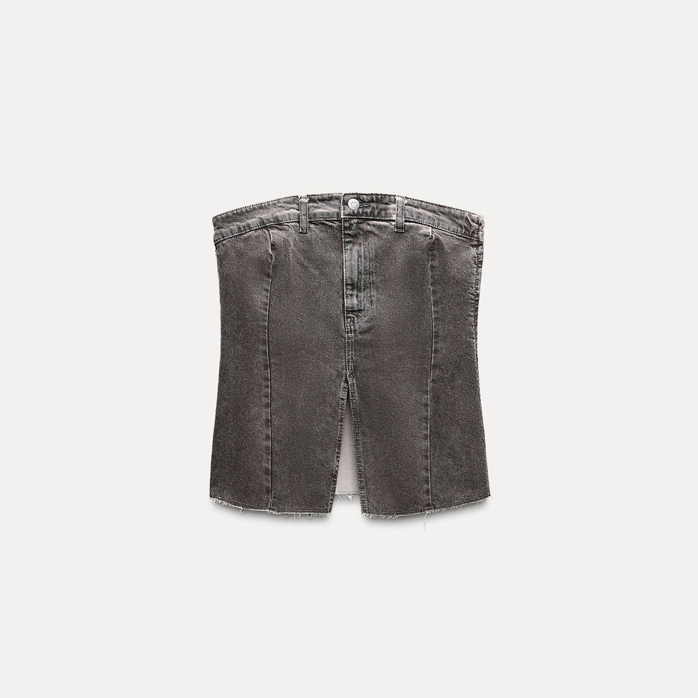 Moudda ZARA - Top corset enduit ouverture centrale - Tunisie 2