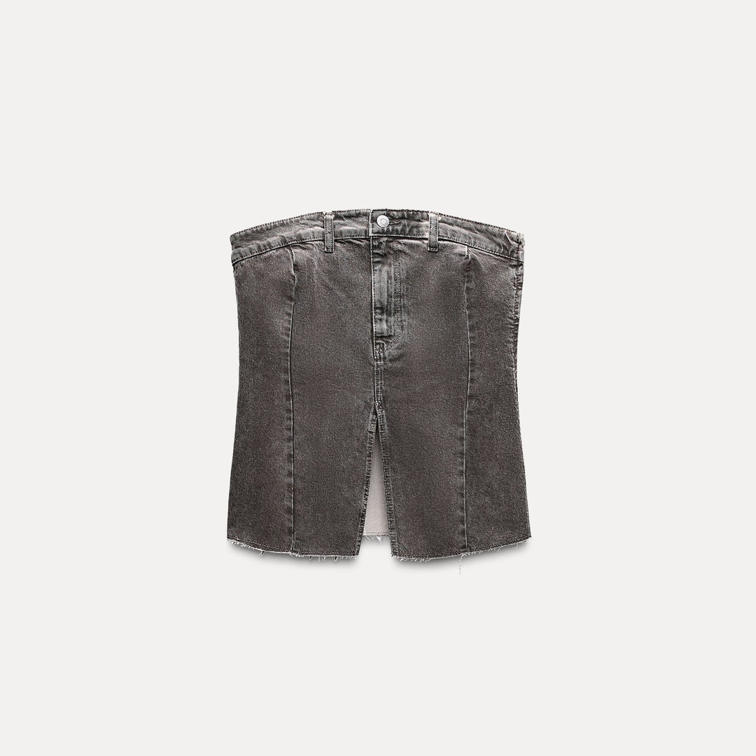 Moudda ZARA - Top corset enduit ouverture centrale - Tunisie 2